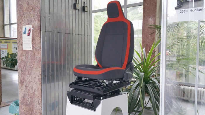 Slovak-made car seat for disabled and elderly