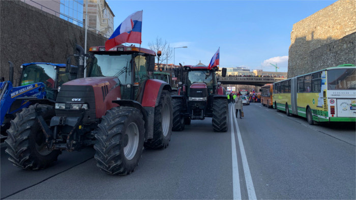 Streik der Landwirte: Von Bratislava nach Brüssel