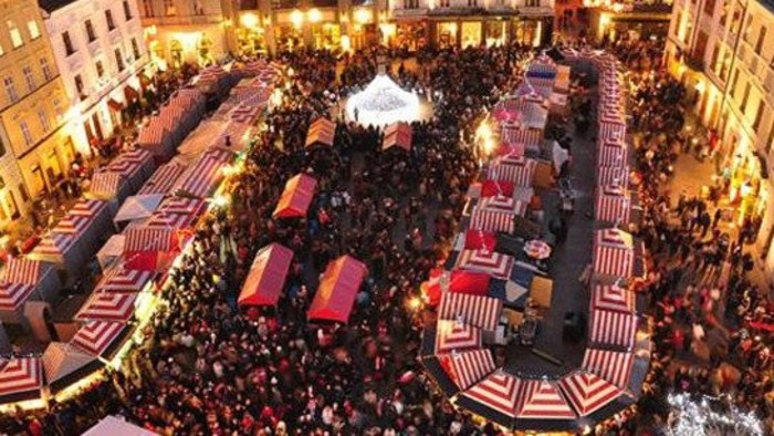 Ein Gruß vom Weihnachtsmarkt in Bratislava