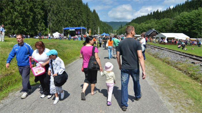 Auf den Spuren des Waldlehrpfads Čierny Balog