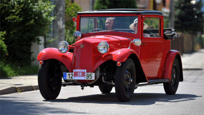 Classic car rally