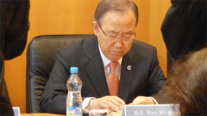 Ban Ki-moon en Slovaquie