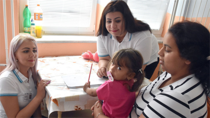 Assistenten für bessere Gesundheit der Roma