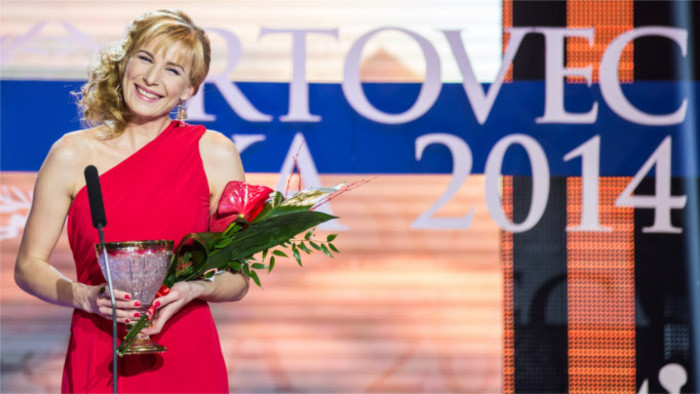 Biathlete Anastasiya Kuzmina crowned sportwoman of the year 2014