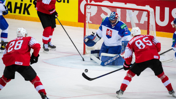 Slovakia with first loss at ice hockey championship