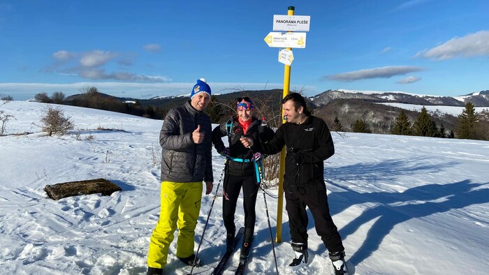 Skialpinistická trasa pre začiatočníkov – Podkonice Pleše