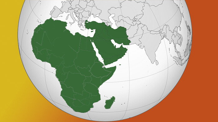 Blízky východ a Afrika