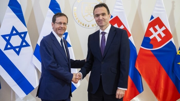 Israeli president visits Slovakia
