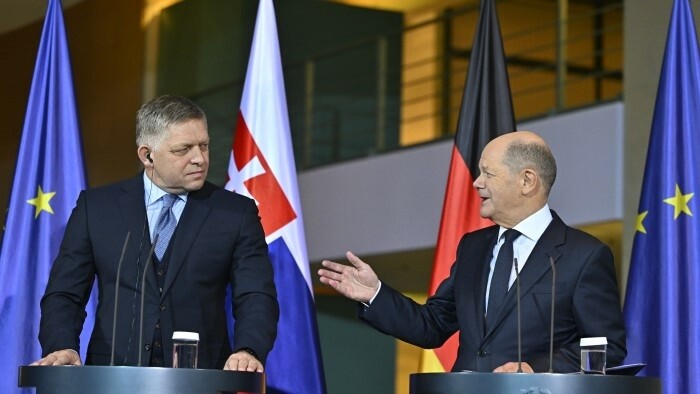 Premier Fico diskutierte in Berlin mit Bundeskanzler Scholz