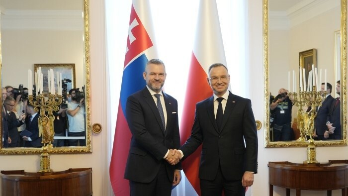 Peter Pellegrini en visite officielle en Pologne