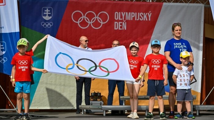 L'atmosphère des Jeux olympiques d'été au centre de la capitale 