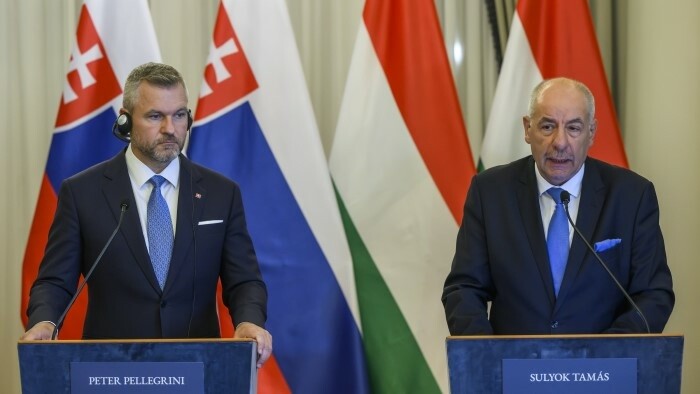 Peter Pellegrini à Budapest