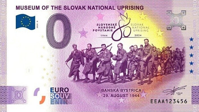 Neue Banknote und Münze zum Jubiläum des Slowakischen Nationalaufstandes