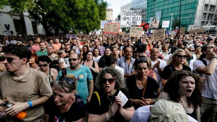 Demonstration defending culture in Bratislava