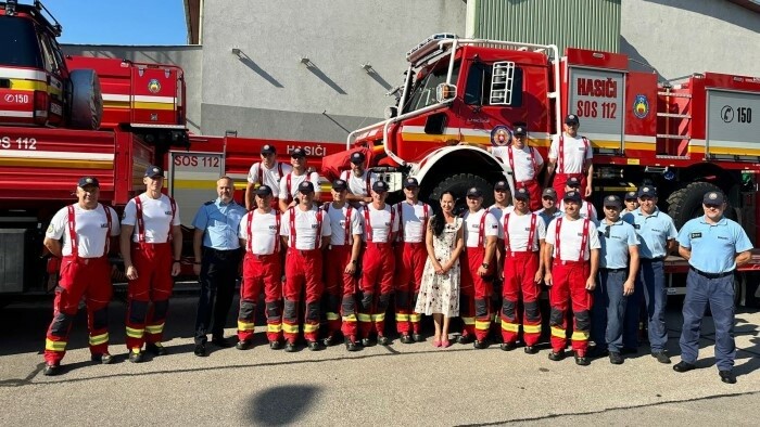 18 pompiers slovaques sont partis en France