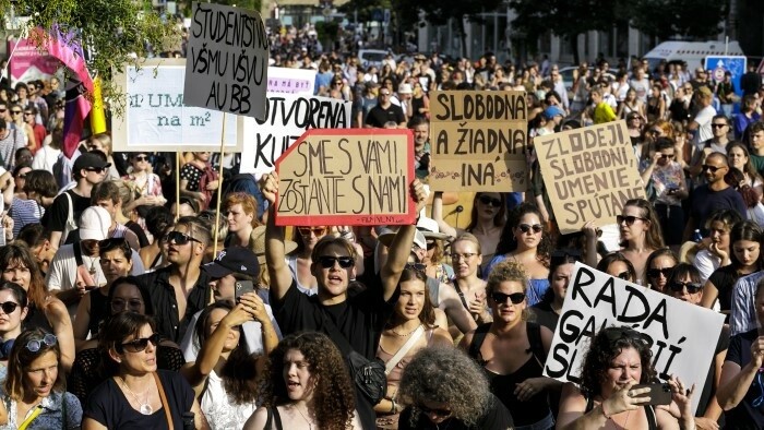  Manifestation contre les actions du ministère de la Culture