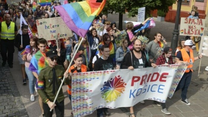 Regenbogenparade in der Metropole der Ostslowakei