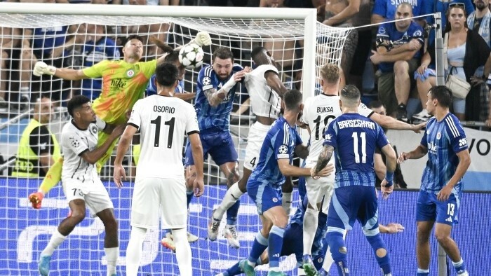 Fußballklub Slovan Bratislava in der UEFA-Champions League