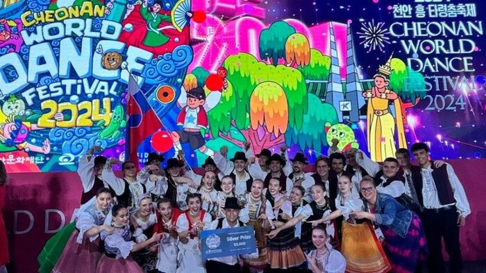 Folklore ensemble Zemplín wins silver at Cheonan World Dance Festival