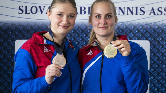 STOLNÝ TENIS: Zlato a bronz pre naše reprezentantky na ME