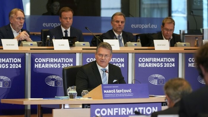 Maroš Šefčovič approuvé commissaire européen