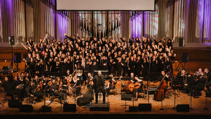 Koncert Bratislava spieva gospel v rozhlasovej pyramíde