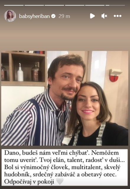 Reacia Babsy Heribanovej na smrť Dana Heribana.jpg