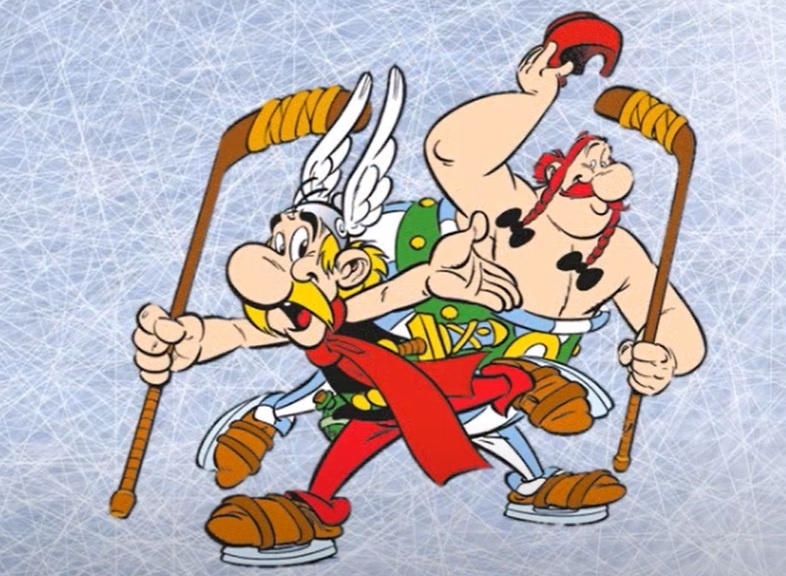 Maskot Asterix a Obelix MS 2017.jpg