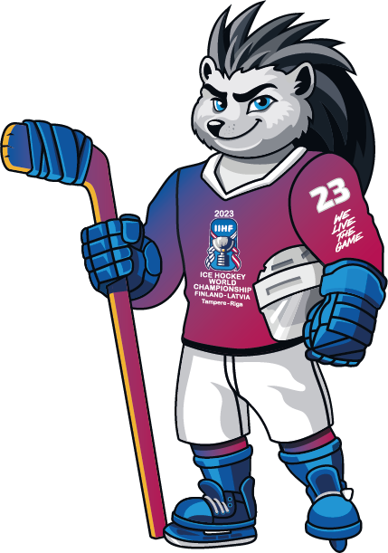 Maskot MS v hokeji 2023 - Ježko Spiky